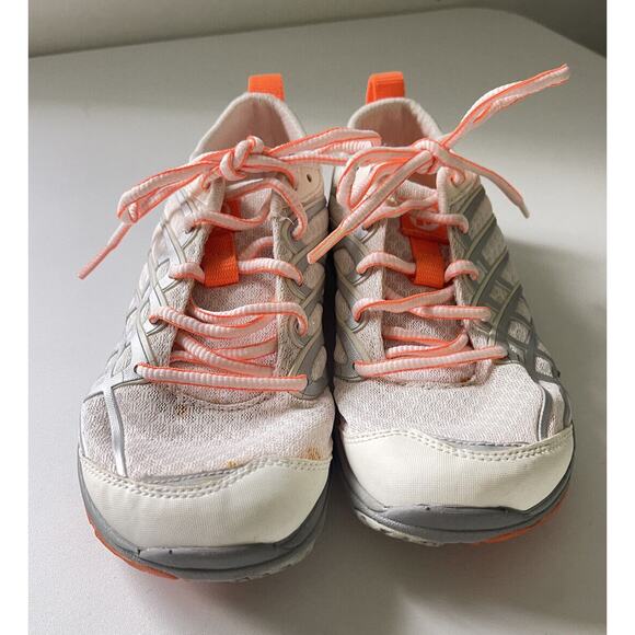 Merrell Vibram Women's White Orange Mesh Athletic #1231732 Running Shoes Sz. 6 - Picture 8 of 11